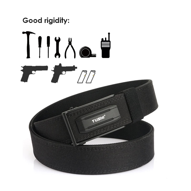 VATLY Stylischer Tactical Gürtel Herren Nylon Rigid Military Stiff