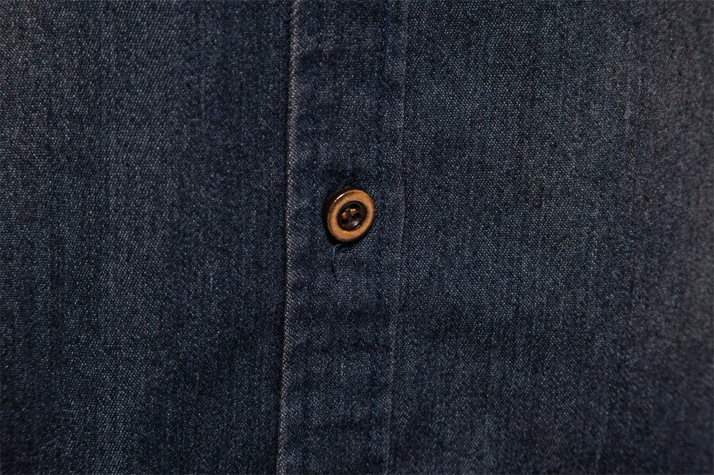 Herren Langarm Hemd aus elastischer Baumwolle im Casual Stil für Designer Kleidung