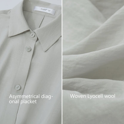 Elegantes Damen Midikleid Mit Reverskragen Ideal Für Büro Und Sommer