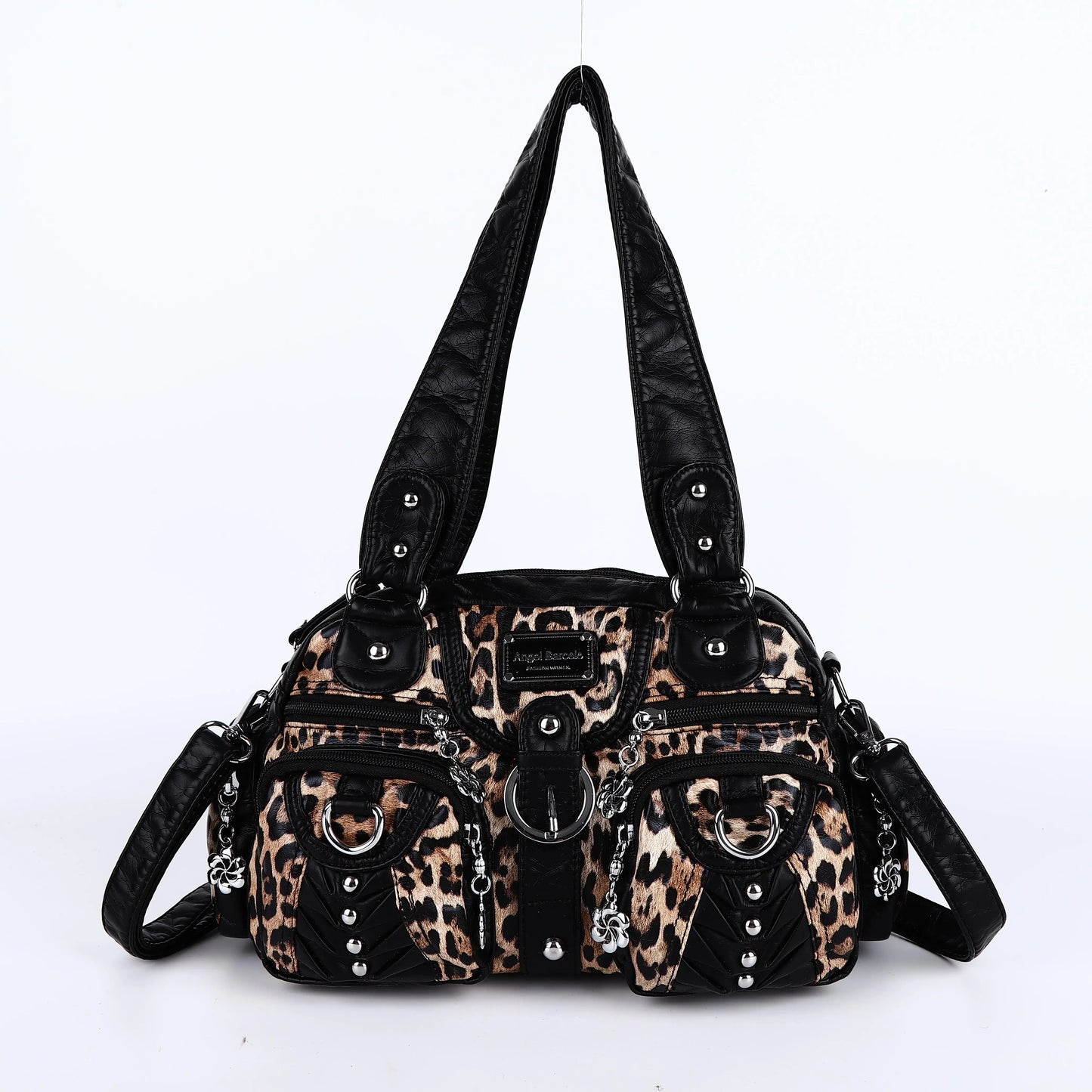 Damen-Satchel-Handtasche Aus PU-Leder Mit Top-Handle Und Mehrfachen Taschen Für Vielseitige Aufbewahrung