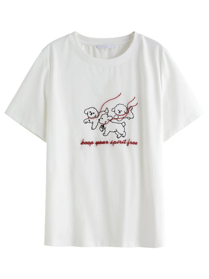 Damen T-Shirt mit V- und U-Ausschnitt, hoher Stretch und strukturierten Schultern – elastische Baumwolle im Y2K-Stil für den Sommer.