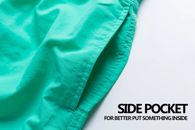 Schnelltrocknende Herren-Shorts mit atmungsaktivem Mesh-Futter und Taschen – ideal für Sport und Freizeit