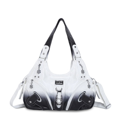 Damen-Handtasche Tie-Dye Muster und weiches Obermaterial Alltagsbegleiter für Alltag und Freizeit
