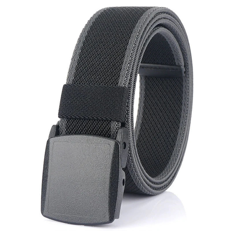 Unisex-Gürtel Elastisch Aus Canvas Mit Nylon-Schnellverschluss 3,8 cm Breite Für Outdoor