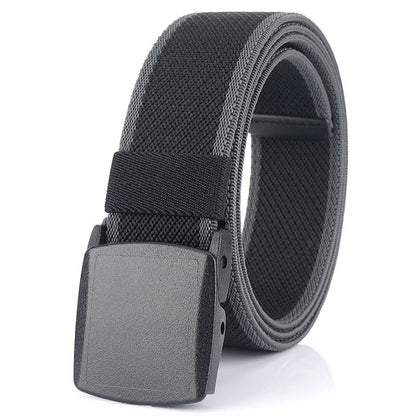 Unisex-Gürtel Elastisch Aus Canvas Mit Nylon-Schnellverschluss 3,8 cm Breite Für Outdoor