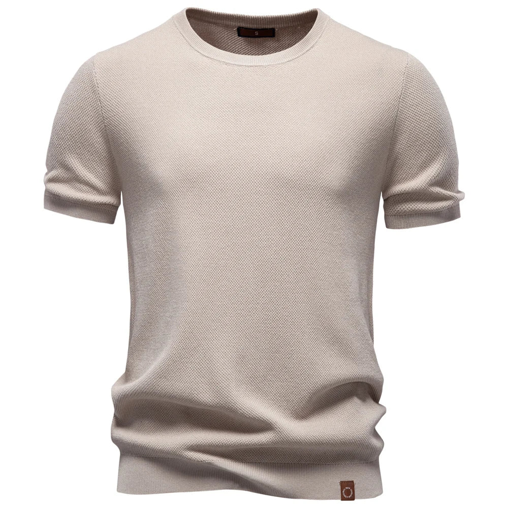 Atmungsaktives Herren Tshirt Aus Kühlender Eisseide Für Den Sommer