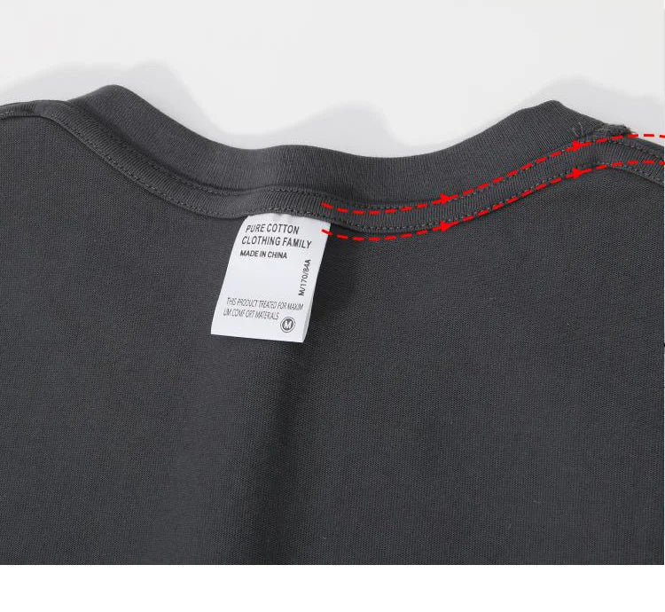 Herren Oversize T-Shirt aus 100 Prozent Baumwolle mit kurzer Armform