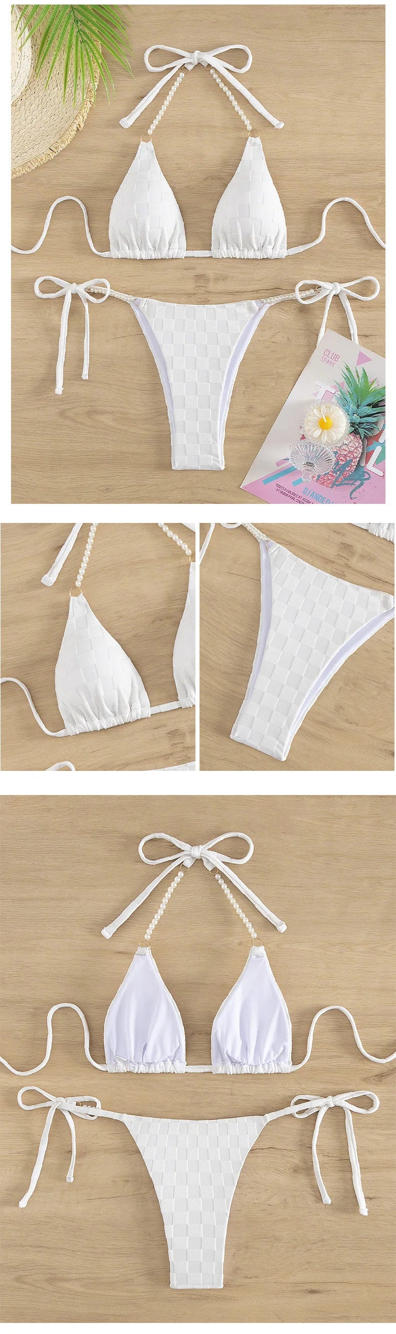 Sexy Bikini-Set für Damen mit Push-up-Effekt – Perfekt für Strand und Pool