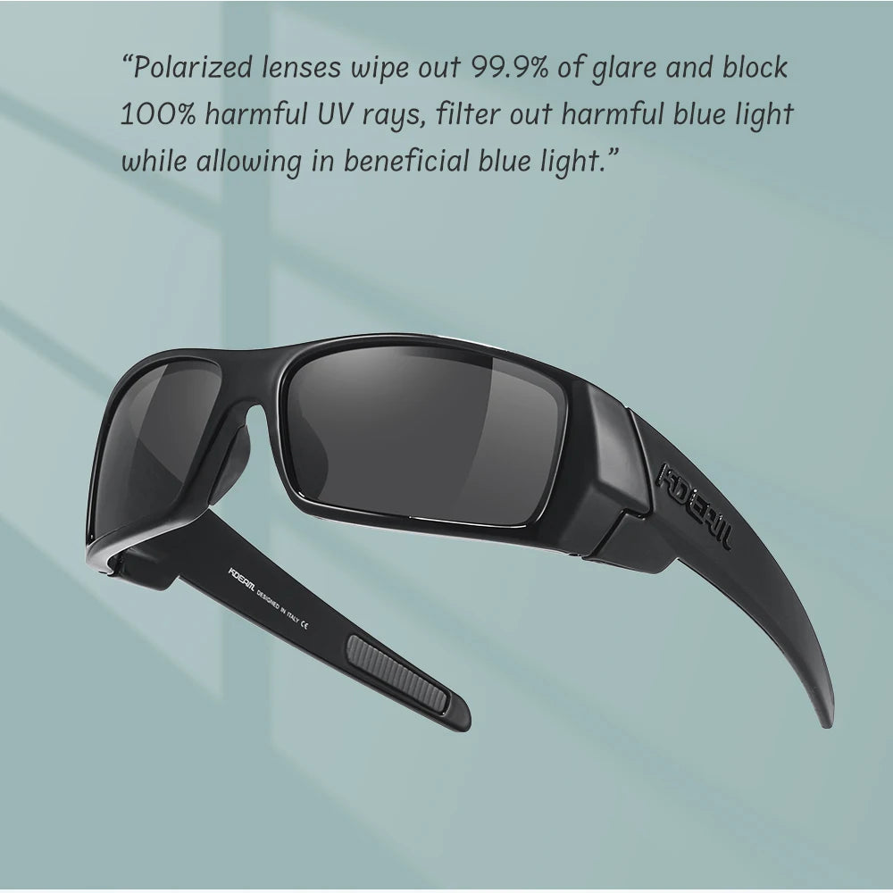 Sonnenbrille Angeln schwarz komplett polarisiert Reißverschlussetui Herren 2024
