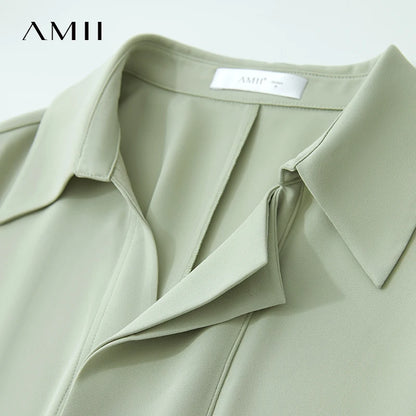 Damen Hemdkleid Mit Gürtel Elastisch Komfort Büro Elegant