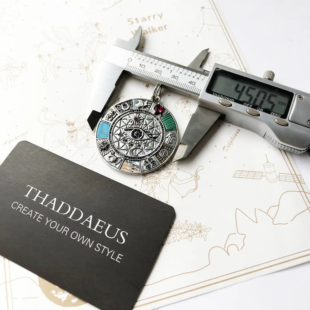 Damen-Charm-Anhänger Amulett magisch Natur Glück aus Sterlingsilber