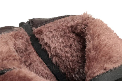AIYUQI  Women Knight Boots Genuine Leather 2025 New Wool Warm Women Winter Boots Round Toe High Heels Fashion Women Long Boots
