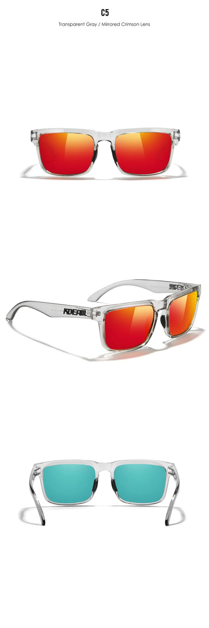 Sonnenbrille übergroß quadratisch polarisiert 64mm Angeln Herren