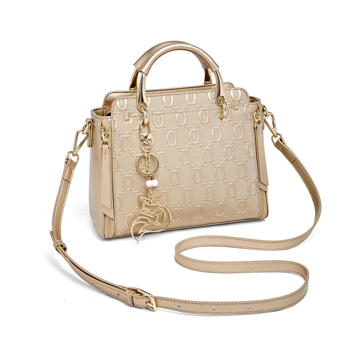 Damen Schultertasche Aus Rindsleder Mit Elegantem Design