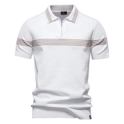 Premium Herren Poloshirt Atmungsaktiv Kurzarm Business Casual Sommer