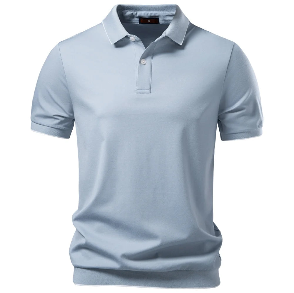 Premium Herren Poloshirt Kühl Atmungsaktiv Old Money Sommer