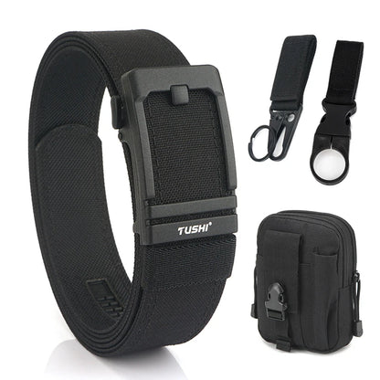 Unisex-Taktischer Gürtel aus 1100D Nylon mit Metall-Schnalle, Ideal für Airsoft-Pistolen