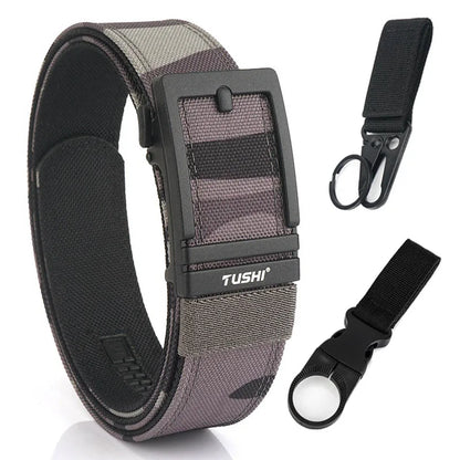 Unisex-Taktischer Gürtel aus 1100D Nylon mit Zinklegierung-Schnalle und Schnellverschluss 3,8 cm Breite