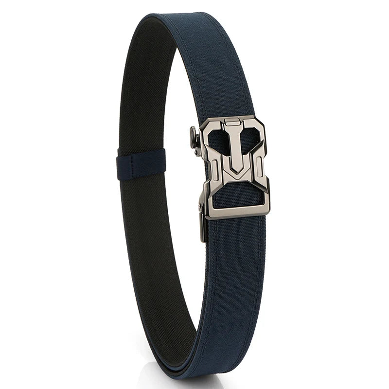 VATLY Rigid Hosen-Gürtel Herren Zinklegierung Automatik-Schnalle Tactical Jagd