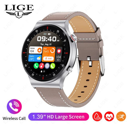Männer Smart Uhr mit Bluetooth Anruf und wasserdichtem Sport Armband