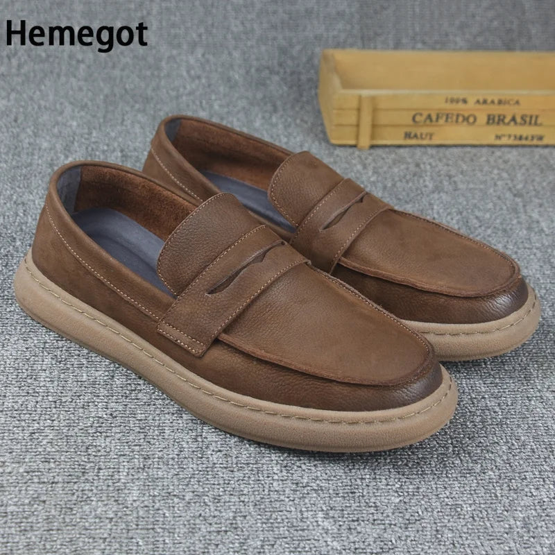 Elegante Herren-Loafer mit dicker Sohle – stilvoll & komfortabel