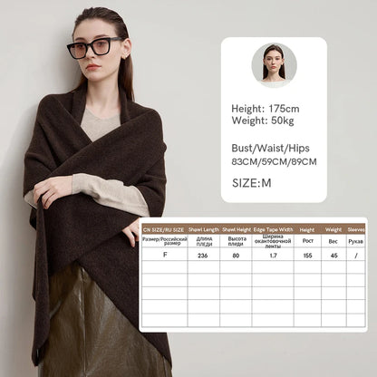 Damen V-Ausschnitt Strickkleid A-Linie ärmellos Herbst-Winter