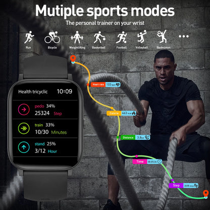 LIGE Für Android IOS 2025, neue Smart Uhr Für Männer Frauen Herzfrequenz Blutdruck Fitness Tracker Bluetooth Anruf Smartwatch mann