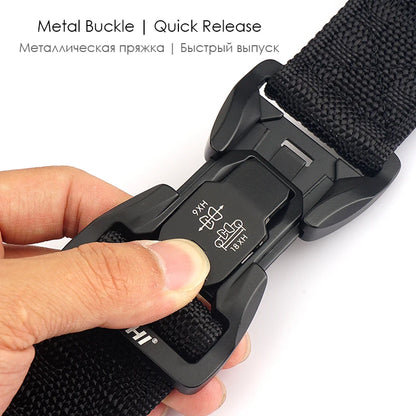 Unisex-Taktischer Gürtel aus Nylon mit Schnellverschluss und Breite 3,8 cm für Outdoor