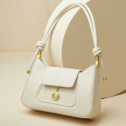 Spaltleder Schultertasche Rot | Alltagsbegleiter