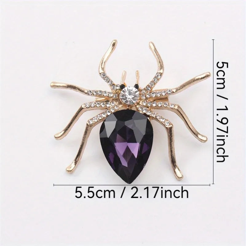 Brosche Spinne Insekt Retro Legierung Kragen Urlaub Zubehör Damen
