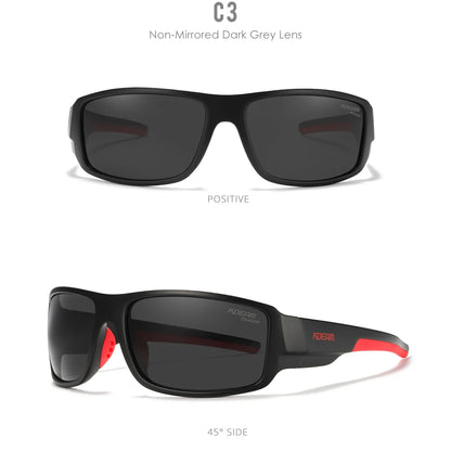 Sonnenbrille Sport polarisiert Cat.3 Druckmuster Rahmen Herren