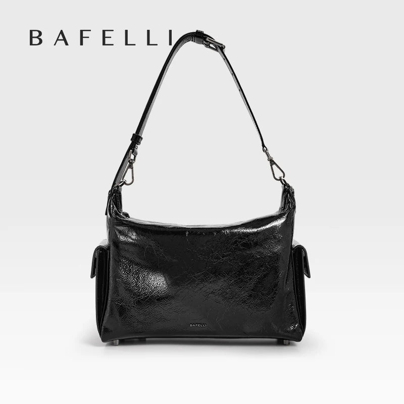 Praktische Echtledertasche Leichte Schultertasche Für Damen