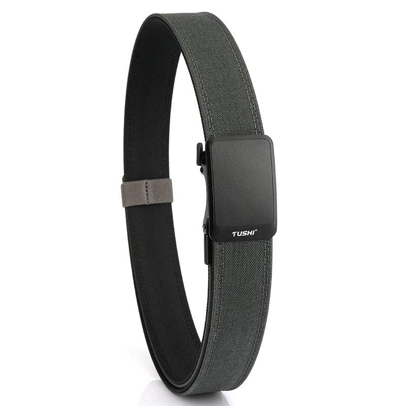 Herren-Taktischer Gürtel aus Nylon mit automatischer Metall-Schnalle und matte Oberfläche