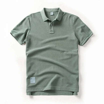 Polo-Shirt Neue Sommer Revers Elastizität T-shirt Einfarbig Mode Kurzarm Business Casual Männer Kleidung M-3XL BP13200
