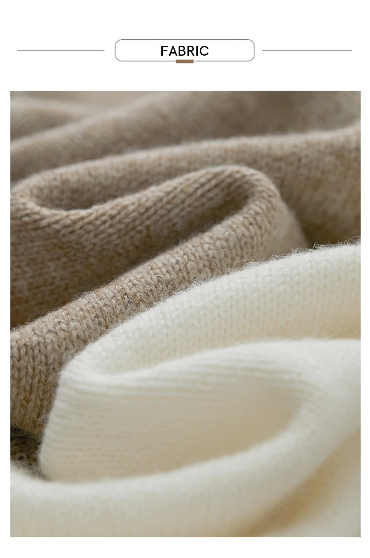 Nahaufnahme Strickstoff mit Rippenmuster in Beige und Hellbeige
