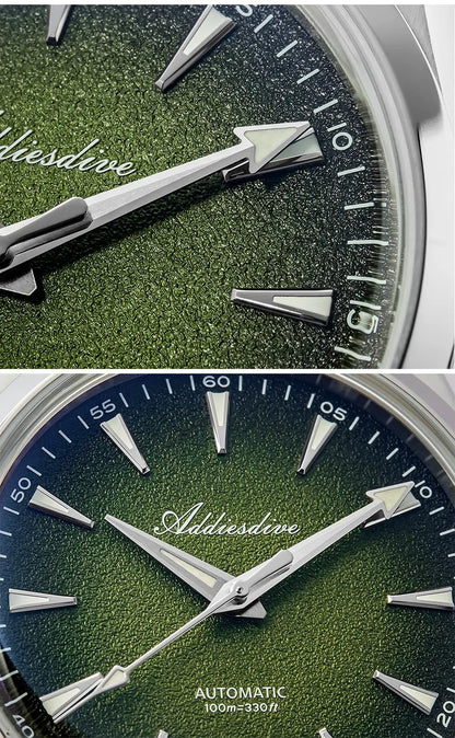 Herren-Automatikuhr mit Bubble-Glas und 8215-Automatikwerk