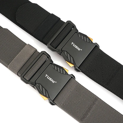 Herren-Gürtel Elastisch 50 mm Breite Mit Schnellverschluss für Outdoor und Freizeit Komfort