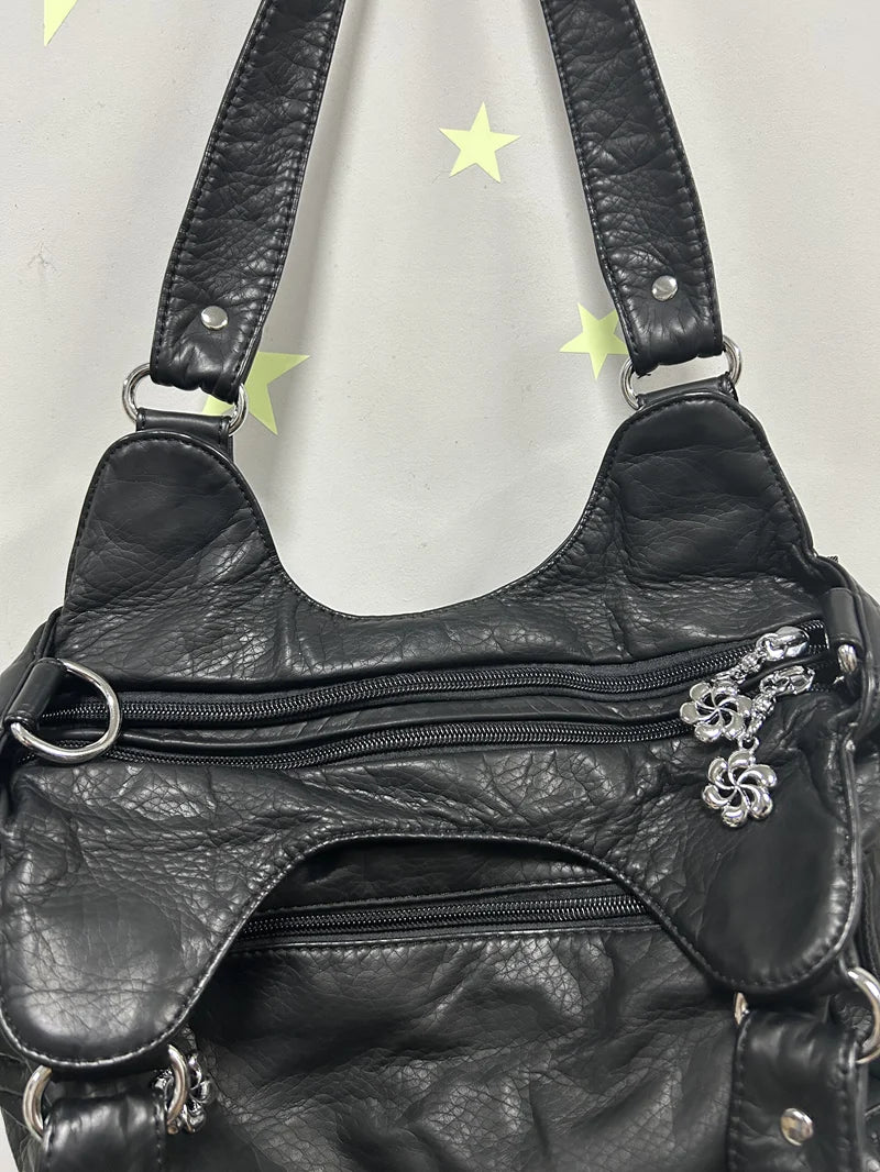 Damen-Handtasche Aus PU-Leder Mit Leopardenmuster Und Top-Handle-Design Für Alltag