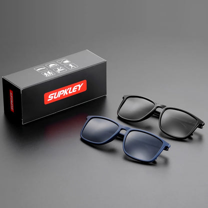 Sonnenbrille Sport polarisiert leicht quadratisch UV400 Herren