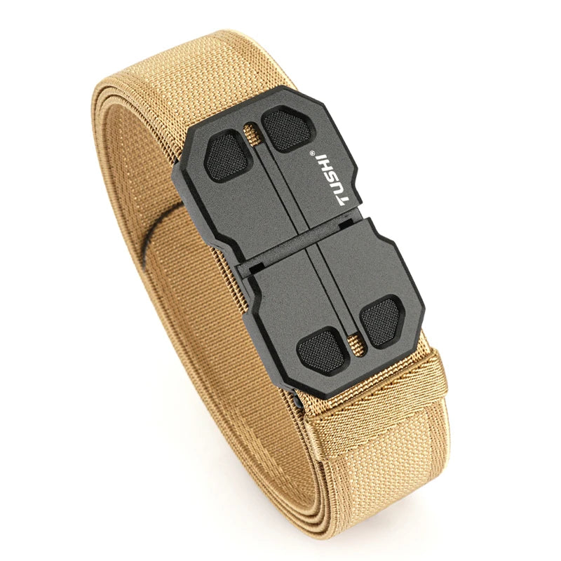 Herren-Gürtel 34mm Breite Mit Magnetverschluss Aus Nylon Für Alltag Und Freizeit Robust