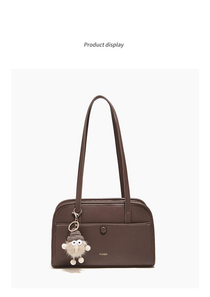 Damen Schultertasche Aus PU-Leder Mit Cross Body