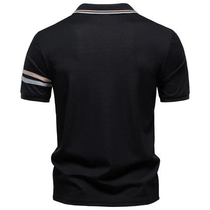 Herren Poloshirt Atmungsaktiv Und Leicht Mit Halbzipp Lässiges Sommer Shirt