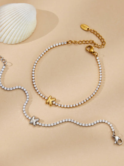 Damen-Armband mit Initialen-Buchstabe