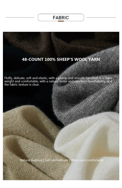 Damen V-Ausschnitt Pullover 100 % Wolle vielseitig Langarm Herbst