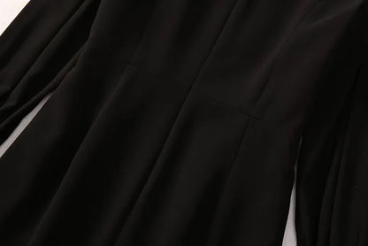 Elegante Damenjacke mit Applikationen, Patchwork und Perlen – Lockerer Schnitt mit Reverskragen und langen Ärmeln