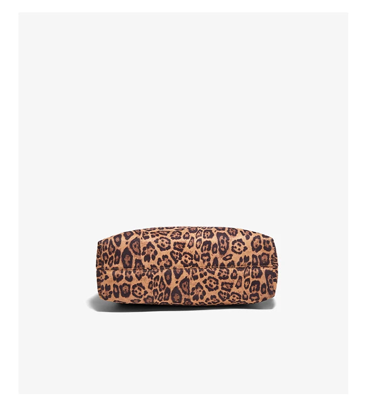 Damen Schultertasche Groß Kapazität Oversize Leopardendruck Modische Tote Tasche