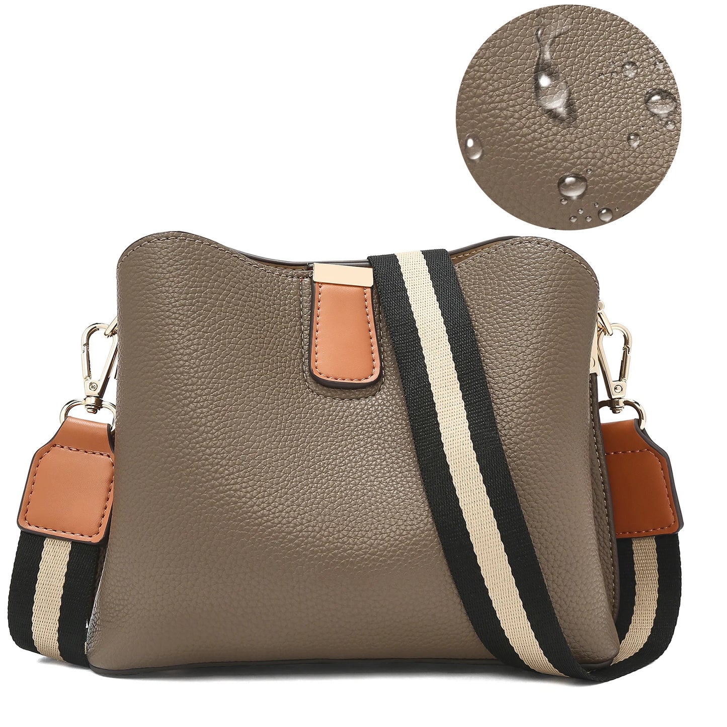 Damen Schulter Tasche im Retro Look