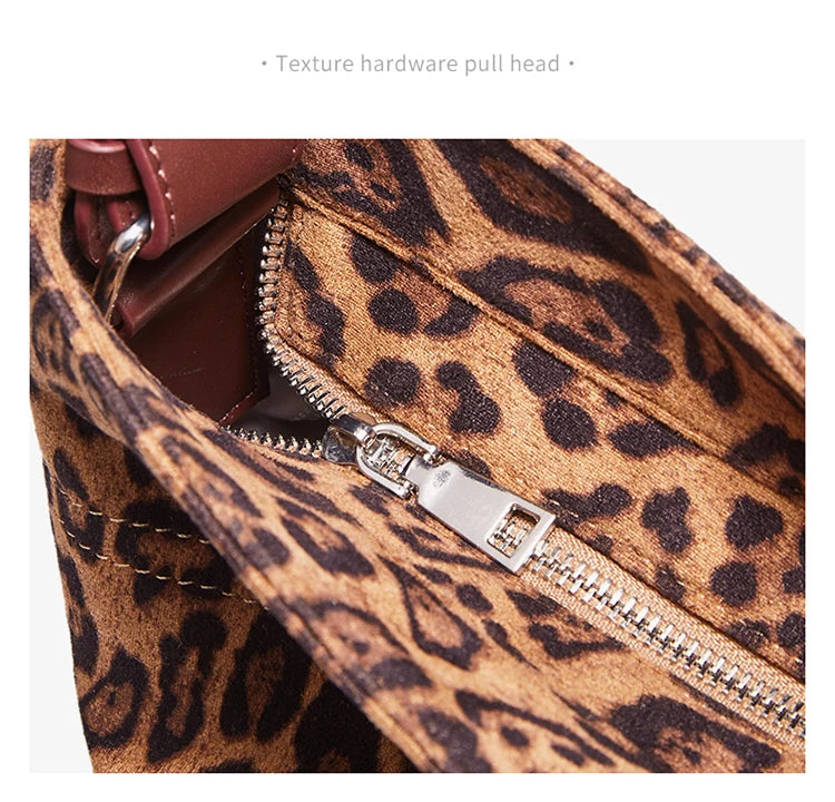 Damen Schultertasche Groß Kapazität Oversize Leopardendruck Modische Tote Tasche