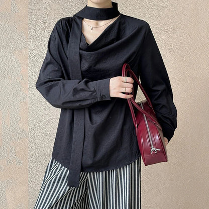 Elegante Damenjacke mit Reverskragen und langen Ärmeln – Patchwork-Design und Taschen für einen luxuriösen Look
