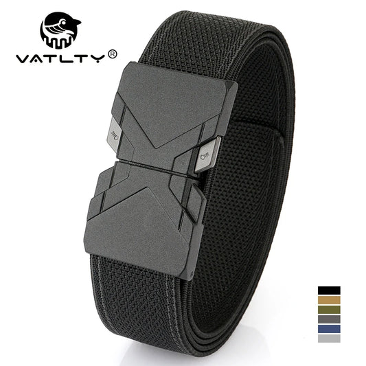 Herren-Gürtel aus elastischem Nylon mit Schnellverschluss Outdoor-Einsatz und Alltag 34 mm Breite